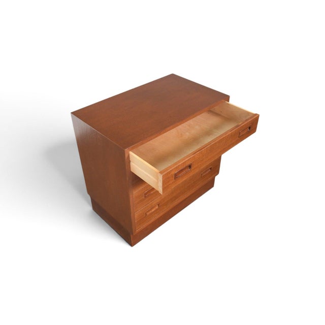 Mid 20th Century Mid 20th Century Carlo Jensen Four Drawer Gentleman's Chest in Teak For Sale - Image 5 of 7