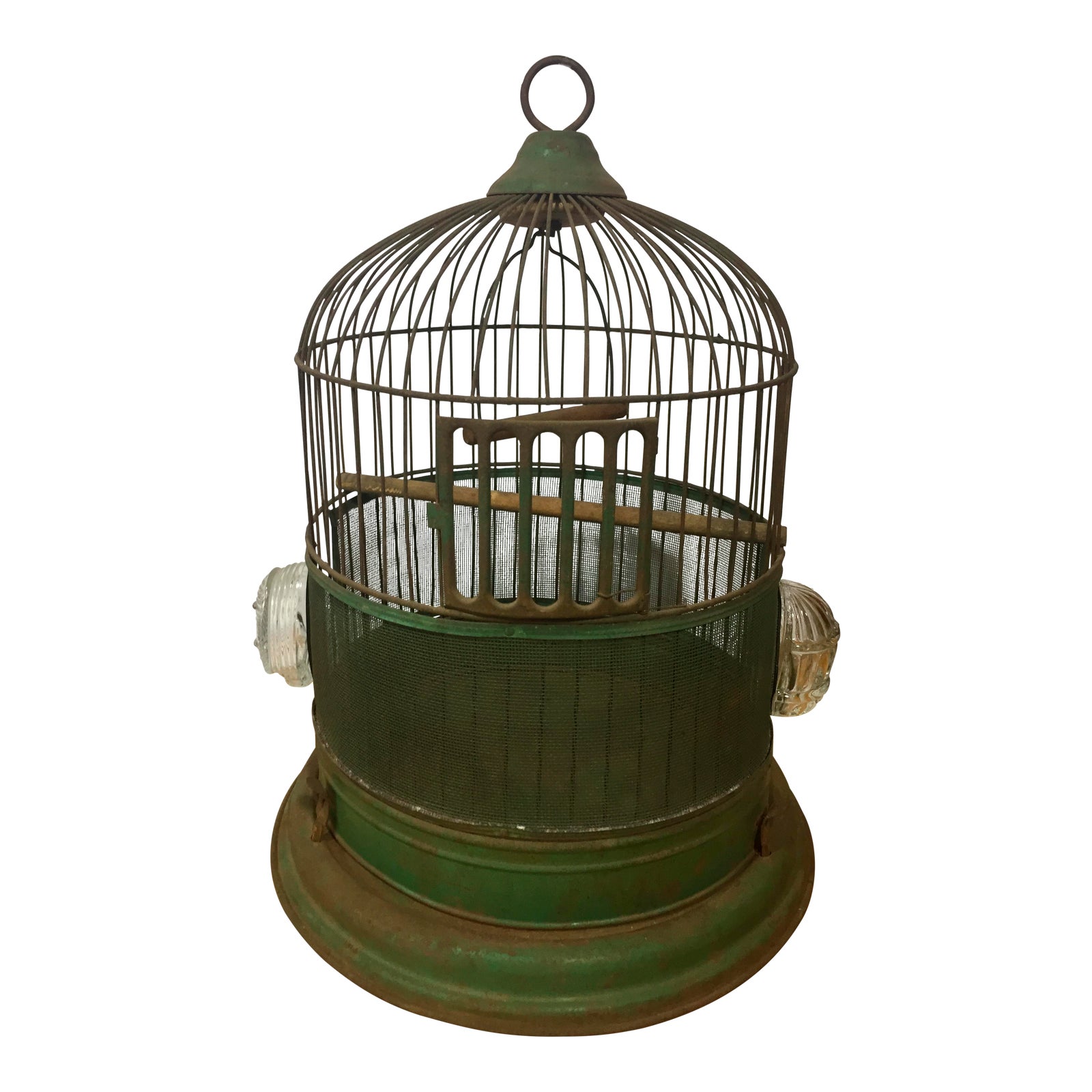Hendryx Green Bird Cage Chairish