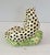 Ceramic Vintage Jeanne Reed’s Hand-Painted Porcelain Reclining Leopard Figurine With Floral Base For Sale - Image 7 of 12