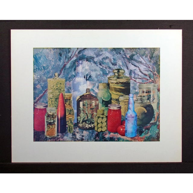 Realism Realist Mary Helen Horty "Bottled in Bounty" Paper Collage/Montage For Sale - Image 3 of 6