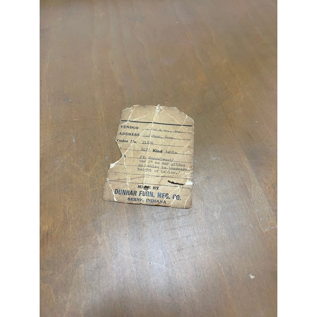 Edward Wormley Sandalwood and Blackened Steel Coffee Table for Dunbar, 1950s For Sale - Image 12 of 13