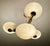 Vintage Art Deco Pendant Light in Wood and Glass, 1930s For Sale - Image 10 of 18