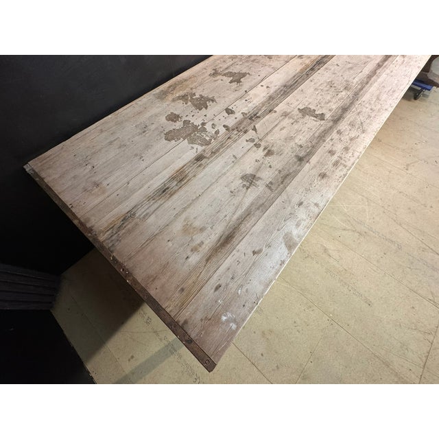 French Florist's Table Kitchen Island, 1870 For Sale - Image 12 of 18