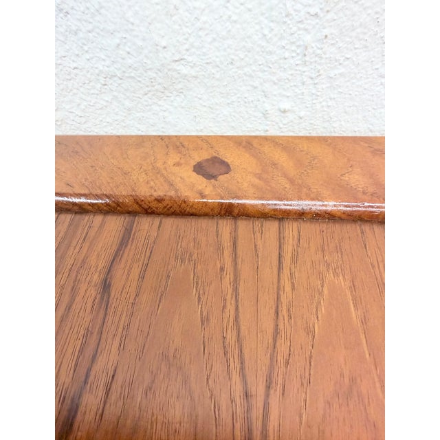 Wood Danish Teak Serving Trolley with Removable Tray from Sika Møbler, 1960s For Sale - Image 7 of 9