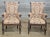 Store Item: Pair of Paisley Upholstered Armchair Made By Country Hill, Millersburg Ohio Description: Pair of Hand Crafted...