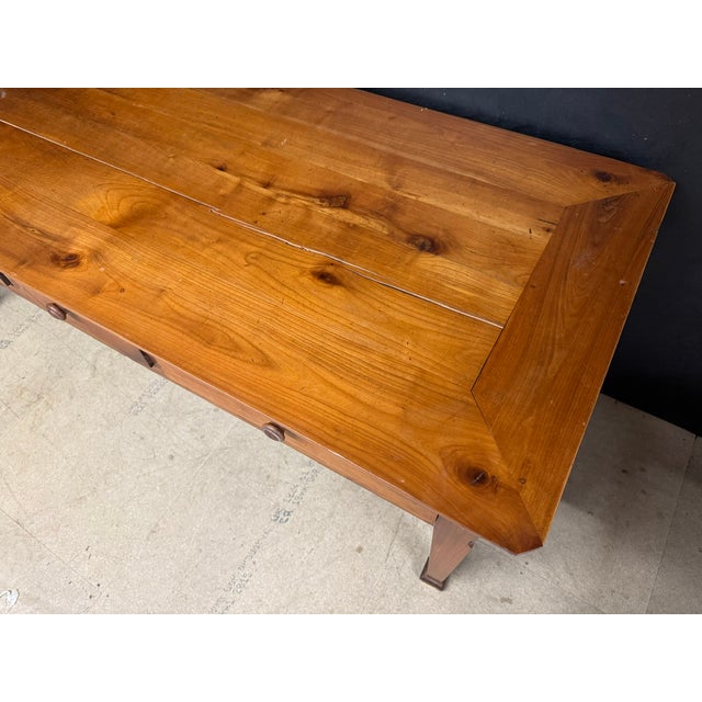 Brown Antique French Console Table, 1780 For Sale - Image 8 of 16