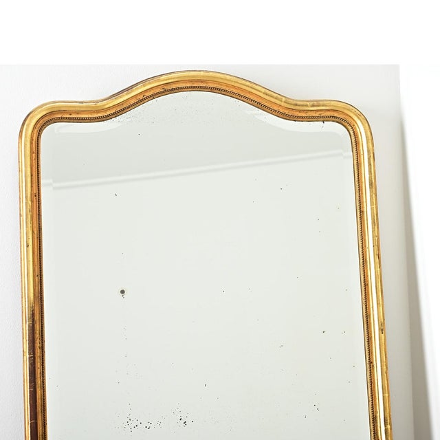 French French 19th Century Gold Gilt Mirror For Sale - Image 3 of 10