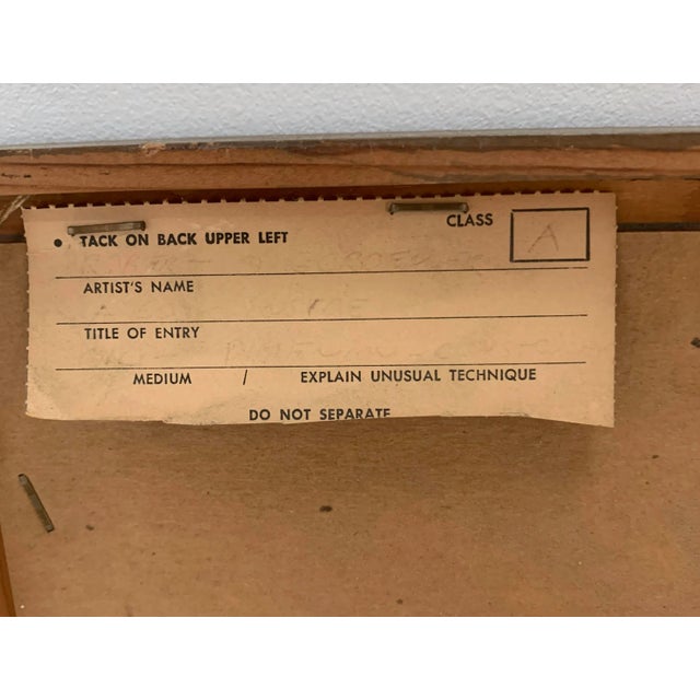 Circa 1970s Multi-Dimensional Cut Canvas Painting by Robert Gordenier, Framed For Sale - Image 9 of 10