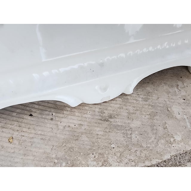 1980s Vintage Italian Ceramic Pedestal For Sale - Image 5 of 11