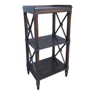 Fauld Small Oak X-End Bookcase For Sale