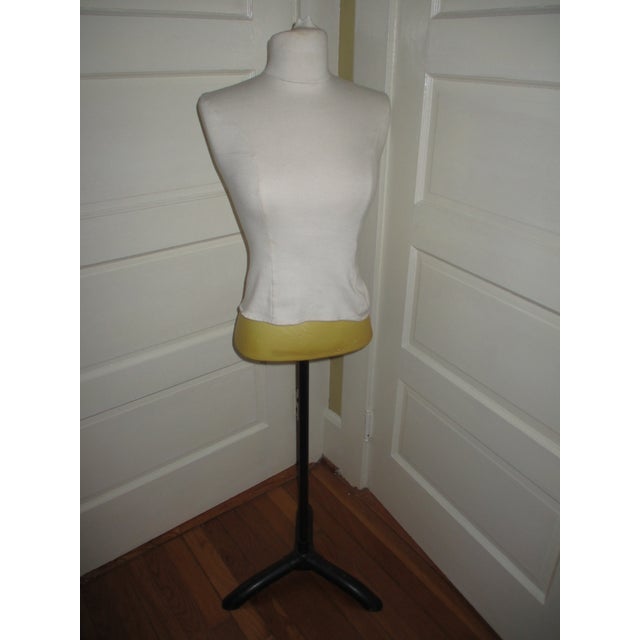 Black Vintage Department Store Mannequin With Black Metal Base For Sale - Image 8 of 12