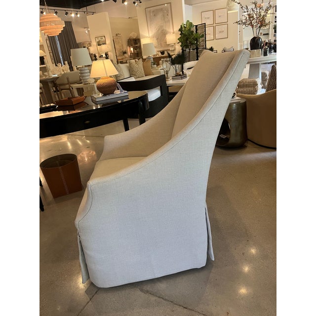 Traditional Century Furniture Upholstered Dining Chair For Sale - Image 3 of 7
