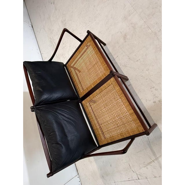 Colonial Leather Sofa by Ole Wanscher for Poul Jeppesens Møbelfabrik For Sale - Image 12 of 15