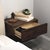 Floating Nightstand With Drawer, Solid Walnut Wall Mounted Bedside Table, Narrow Minimalist Bedroom Nightstand For Sale - Image 10 of 10