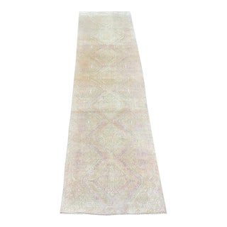 Turkish Vintage Rug 2'8" x 9'3" For Sale