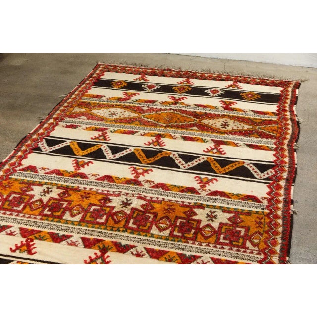 1960s Moroccan Vintage Authentic Rug For Sale In Palm Springs - Image 6 of 10