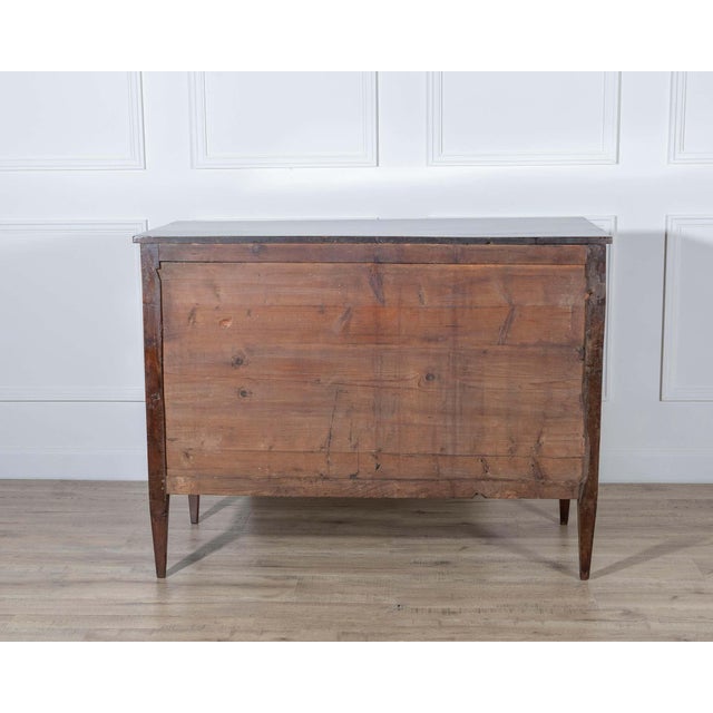 Wood Late 18th-Century Italian Directoire Walnut Chest of Drawers — Emilia Romagna For Sale - Image 7 of 8