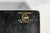 Nice Mid Century Vintage Italian Black Leather Gold Border Jewelry Trinket Box For Sale - Image 16 of 18