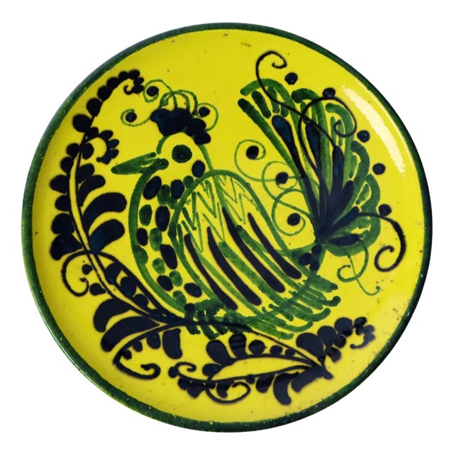 Big The Yello Bird Plate, 1960s For Sale
