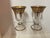 Early 20th Century Medici Gold Arte Italica Water Goblets- Set of 2 For Sale - Image 4 of 5