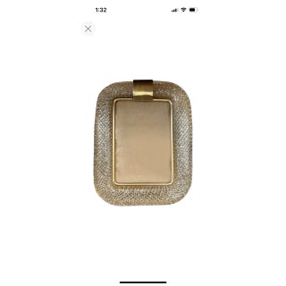 1940s Barovier and Toso Murano Glass Frame For Sale