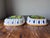 Set of 2 - Vintage Gailstyn-Sutton Towle Company Handpainted Asparagus Mold 8.5” width, 2.5” depth and 8.5” height Crazing...