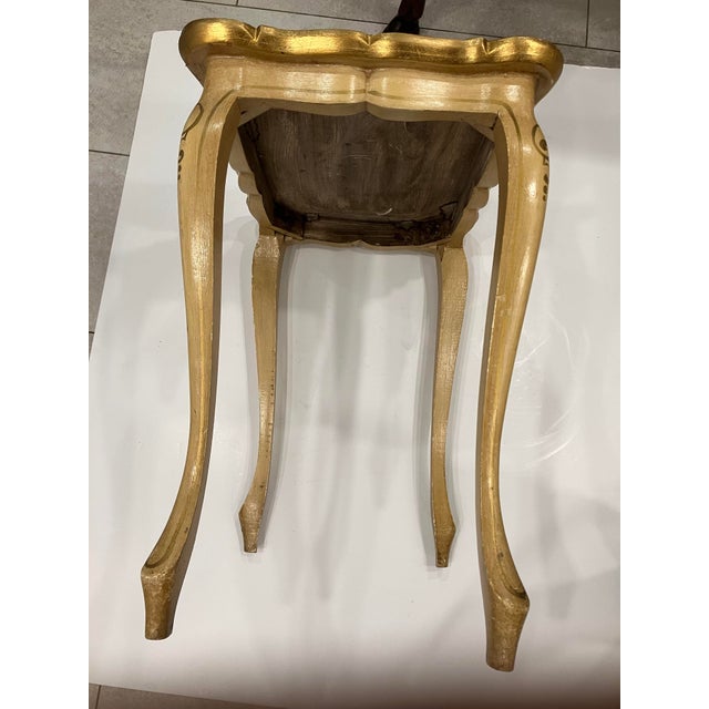 Italian 1990s Petite Florentine Table For Sale - Image 3 of 7