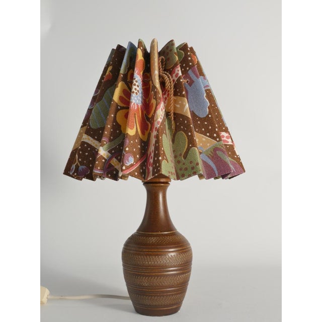 Brown Stoneware Model Number 59617 Table Lamp from Scheurich, West Germany, 1960s For Sale - Image 11 of 16