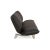 Tango Vegan Leather Two Seater Black Sofa from Leolux For Sale - Image 9 of 12