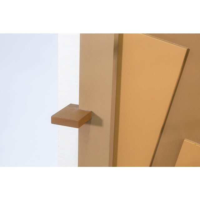 David Barrett David Barr - Structuralist Relief No. 151, 1978 Signed Postmodern Wall Sculpture For Sale - Image 4 of 9