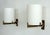 Mid-Century Italian Minimal Wall Sconces with Frosted Glass and Metal, 1960s, Set of 2 For Sale - Image 16 of 16
