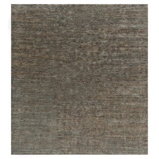 Abstract Modern Custom Hand-Knotted Hemp Rug by Doris Leslie Blau For Sale