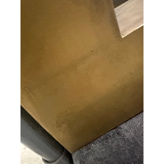 Late 20th Century Annabelle Selldorf Solid Bronze Console Table For Sale - Image 4 of 10