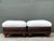 Vintage Woven Rattan Ottomans - A Pair For Sale - Image 12 of 12