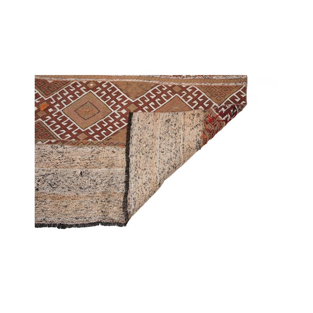 Vintage Turkish Decorative Small Kilim - 3`9″ X 5`0″ For Sale - Image 4 of 6