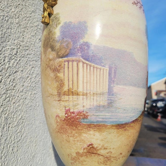 Large 19th Century Vase in Porcelain and Bronze For Sale - Image 17 of 18