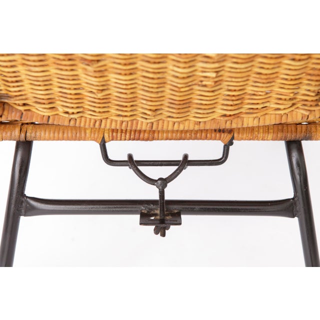 Wood Vintage Basket Chairs by Gianfranco Legler, 1950s, Set of 3 For Sale - Image 7 of 10