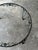 Black Wrought Iron Rose Patio Coffee Table With Round Glass Top by Woodard, Mid-20th Century For Sale - Image 14 of 14
