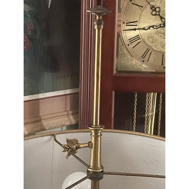 1960s French Horn Style Bouillotte Stiffel Lamp For Sale - Image 9 of 12