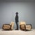 Italian armchairs from the 1940s-50s, characterized by a sober and functional design, require restoration work. The wooden...