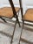 Oxblood Red Vintage 1950s Industrial Metal Veterans of Foreign Wars Folding Chairs - Set of 2 For Sale - Image 8 of 12
