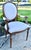Wood Ethan Allen Francesca Louis XVI Oval Back Armchair Carved Wood French Accent Chair For Sale - Image 7 of 18