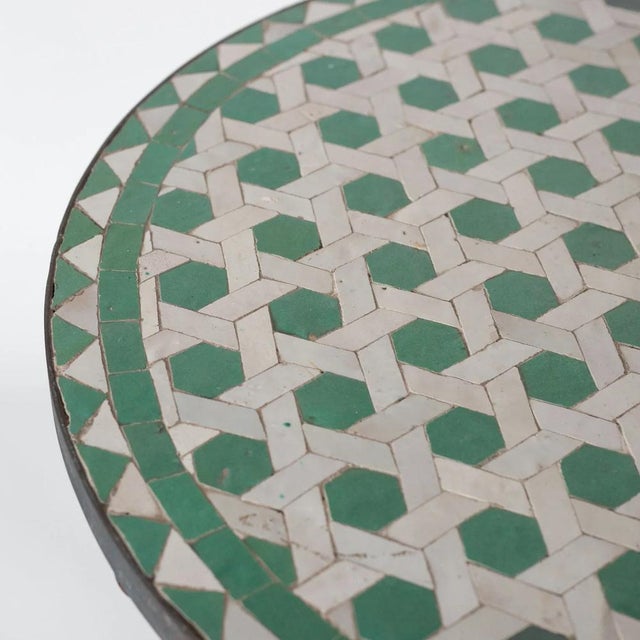 Antique Mosaic Garden Table, 1890s For Sale - Image 4 of 6