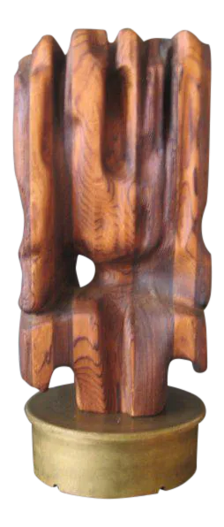 1960s Vintage Dora Masters Organic Abstract Wood Sculpture