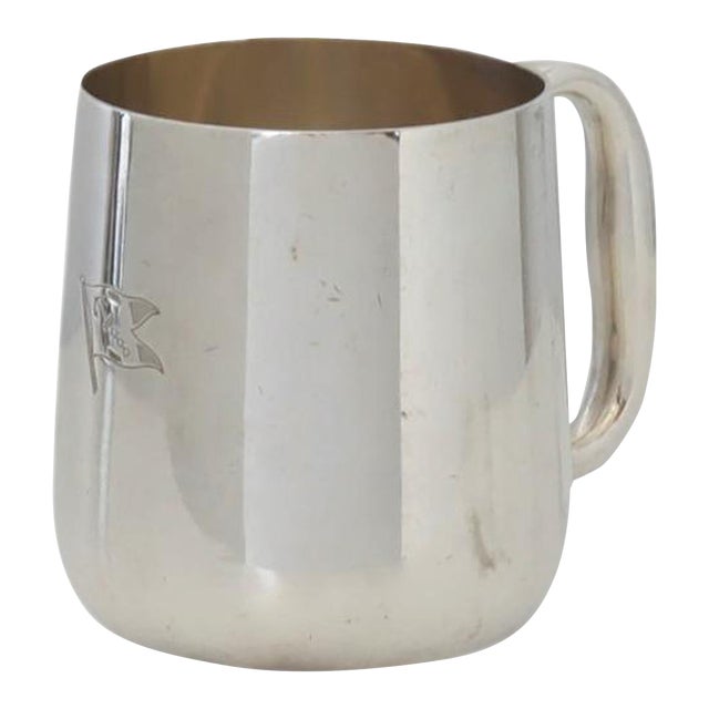1940s Elkington Anchor Line Steamship First Class Tankard For Sale