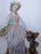 Antique German Rococo-Style Hand-Painted Porcelain Figurine of a Lady With a Basket and Puppy For Sale - Image 4 of 5
