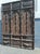 19thc Large Haveli Indian Hand Carved Architectural Door/ Shutter Assembly/ Sculptural For Sale - Image 15 of 16