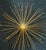 Late 20th Century Mid Century Brass Sunburst Wall Sculpture For Sale - Image 5 of 6