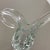 Large Floral Crystal Glass Vase attributed to Flavio Poli for Art Vannes, France, 1970s For Sale - Image 11 of 18