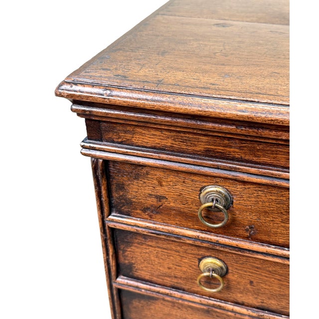 Brown 18th Century Oak Bedside Chest Close Stool, 1720 For Sale - Image 8 of 11